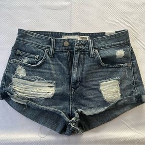 Lovers + Friends Denim Distressed Cutoff Jean Shorts 27